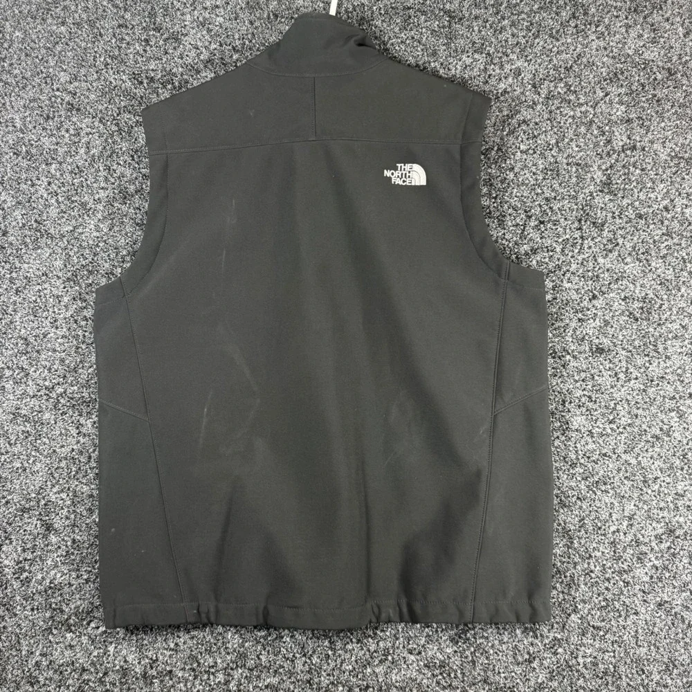 The North Face Mens Apex Bionic Softshell Vest Black Full Zip Large L